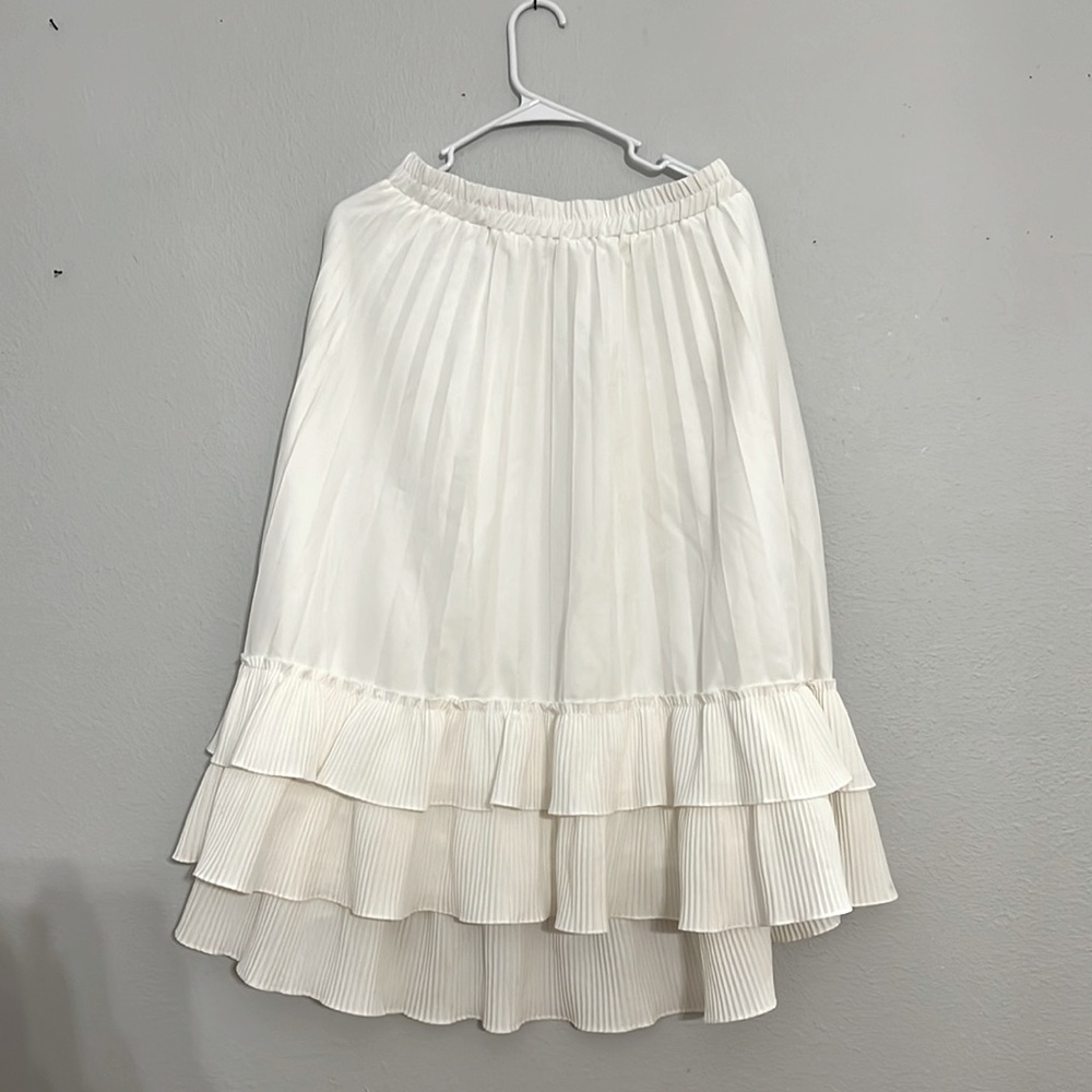 White skirt